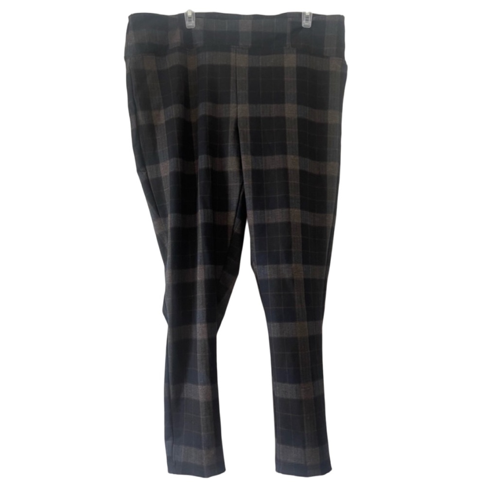 NWOT Zac & Rachel Stretch Plaid Pants 1X